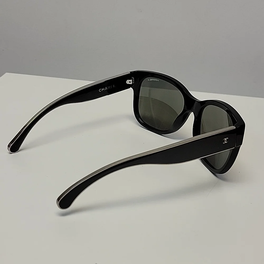 Authentic Chanel Black Sunglasses